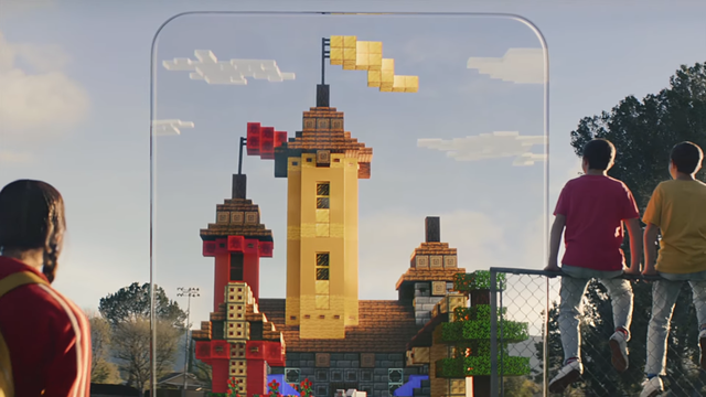 Анонс Minecraft Earth — мобильной игры с дополненной реальностью